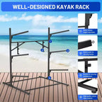 Support de rangement lourd pour kayak