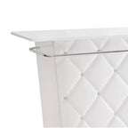 Table de bar rembourrée en similicuir stylée