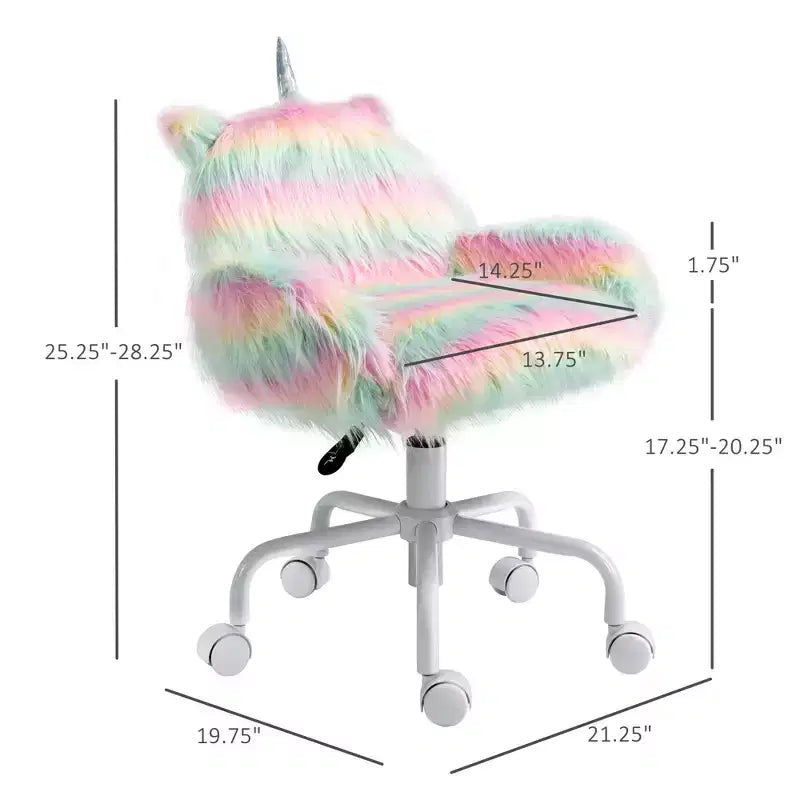 Fauteuil de bureau Licorne Pelucheux