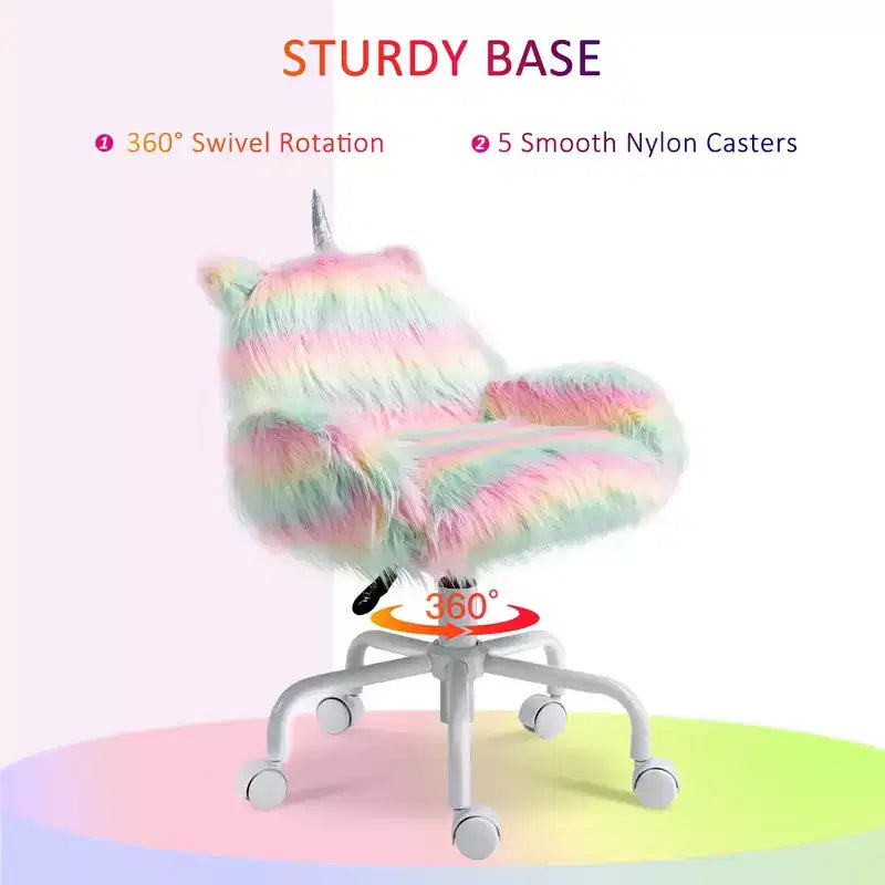 Fauteuil de bureau Licorne Pelucheux