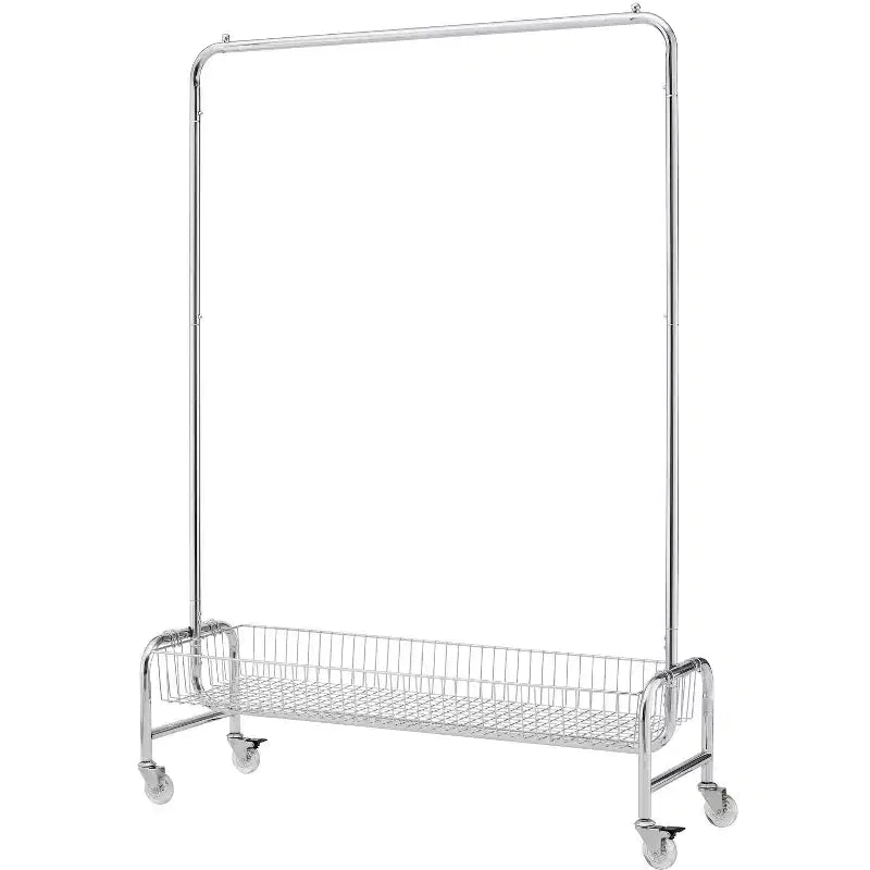 Porte-manteau robuste sur roulettes et verrouillable