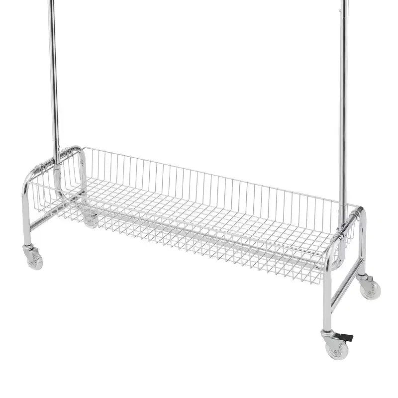 Porte-manteau robuste sur roulettes et verrouillable