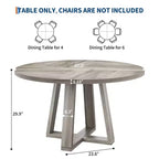 Table à manger en bois rustique