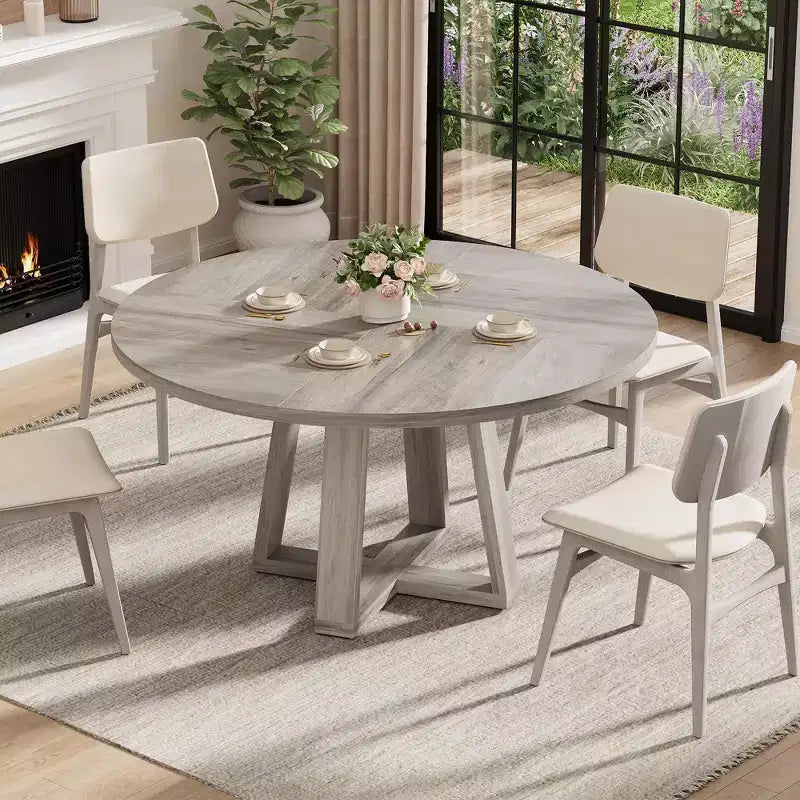 Table à manger en bois rustique