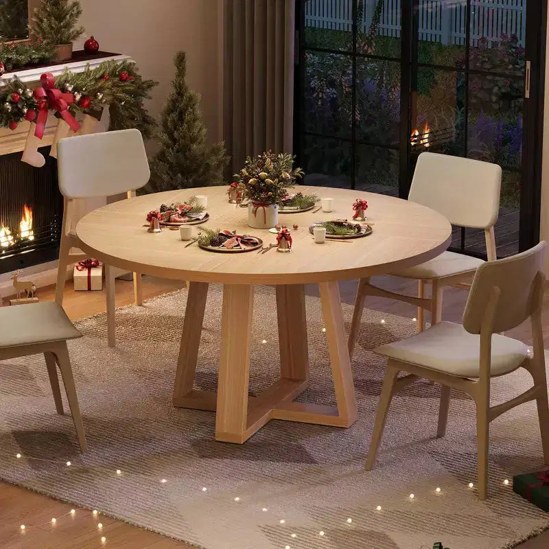 Table à manger en bois rustique