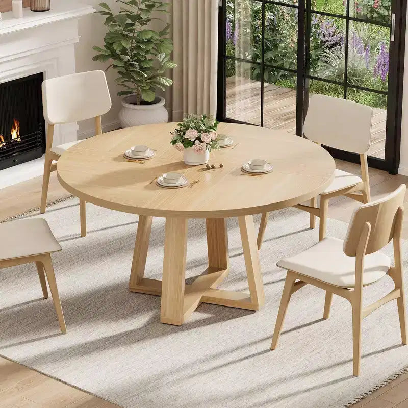 Table à manger en bois rustique