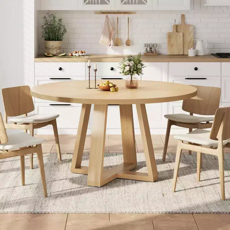 Table à manger en bois rustique