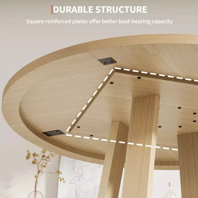 Table à manger en bois rustique