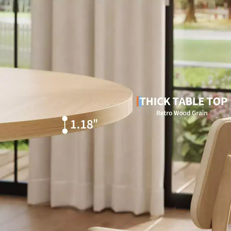Table à manger en bois rustique
