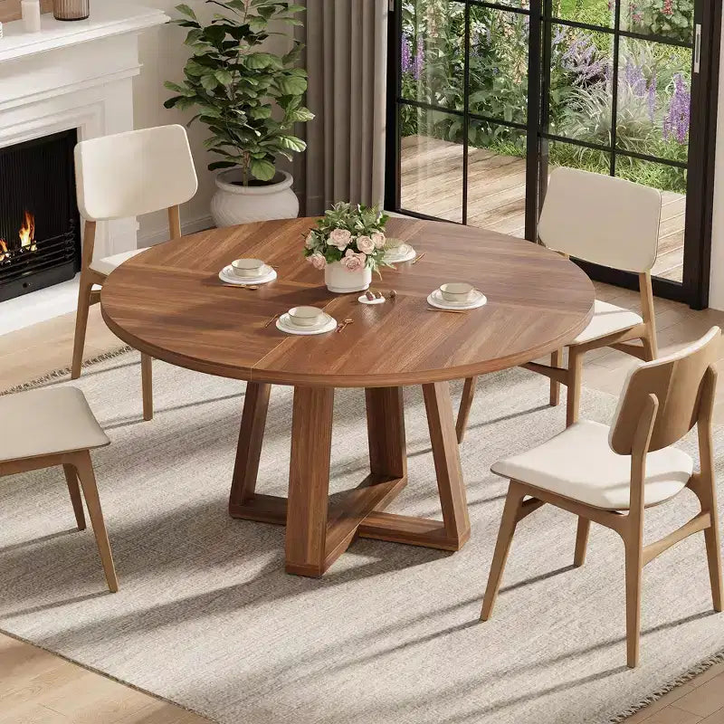 Table à manger en bois rustique