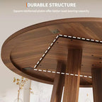 Table à manger en bois rustique