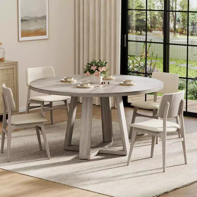 Table à manger en bois rustique