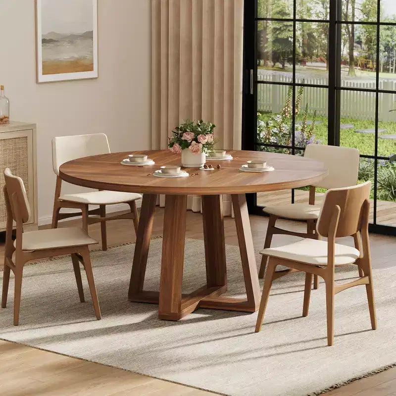 Table à manger en bois rustique