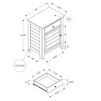 Table de chevet transitionnelle