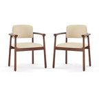 Chaises de salle à manger rembourrées rétro