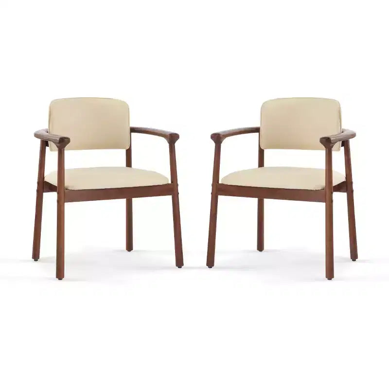 Chaises de salle à manger rembourrées rétro