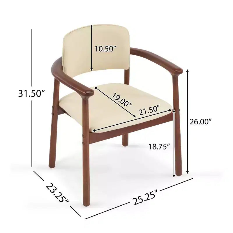Chaises de salle à manger rembourrées rétro
