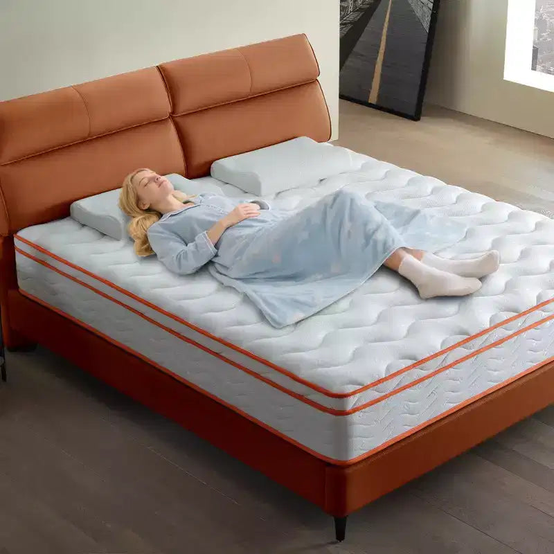 Whisen 10 Twin Hybrid Mattress & Pressure Relief Breathable Mattress with Memory Foam Pocket coil Medium Firm
