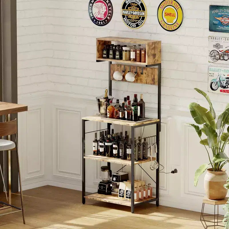 Étagère de cuisine en métal pour boulangerie