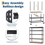 Étagères de rangement pour garage