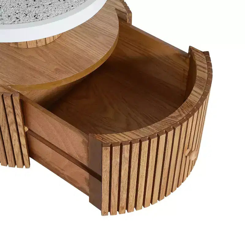 Table d'appoint artistique trèfle à quatre feuilles
