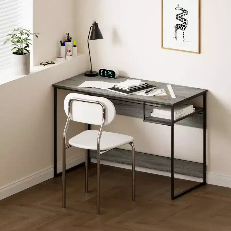 Bureau informatique avec compartiment de rangement