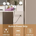 Coiffeuse d'angle avec miroir