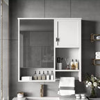 Armoire de rangement de salle de bain avec miroir