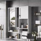 Armoire de rangement de salle de bain avec miroir