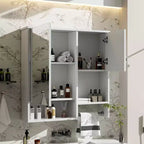 Armoire de rangement de salle de bain avec miroir