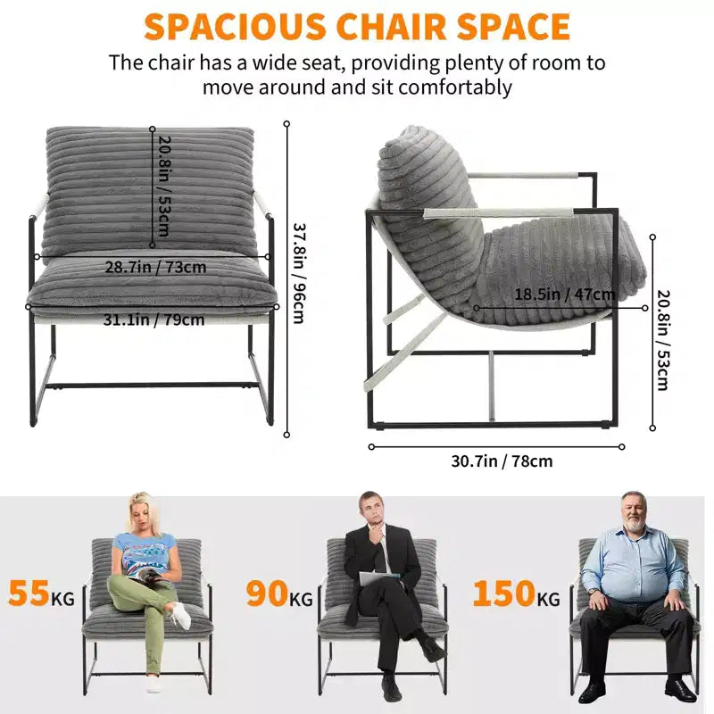 Fauteuil d'appoint Mid-century modern