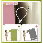 Commode en bois Smart Drawer avec lumières LED