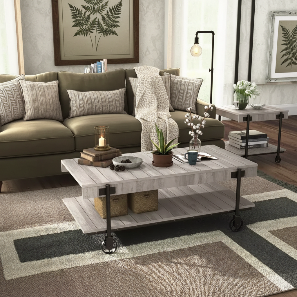Table basse industrielle