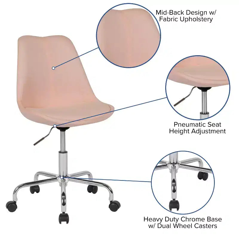 Chaise de bureau pivotante