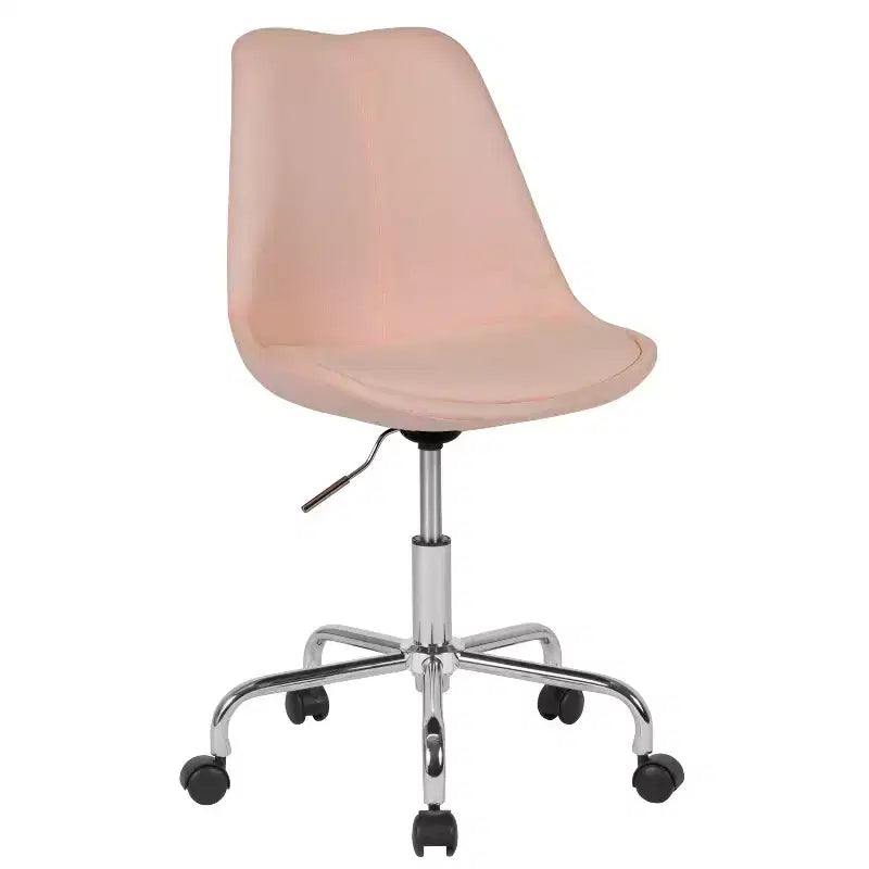 Merrick Lane Swivel Office Chair with Height Adjustable Swivel Seat in Stylish Upholstery