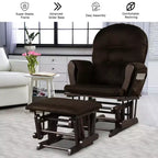 Chaise berçante en bois pour chambre de bébé