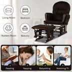 Chaise berçante en bois pour chambre de bébé