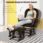 Chaise berçante en bois pour chambre de bébé