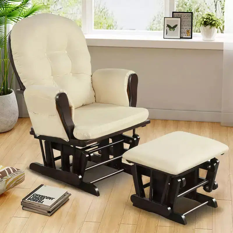 Chaise berçante en bois pour chambre de bébé