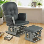 Chaise berçante en bois pour chambre de bébé