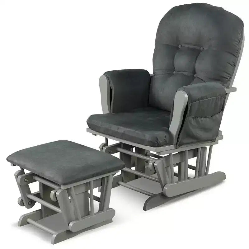 Chaise berçante en bois pour chambre de bébé