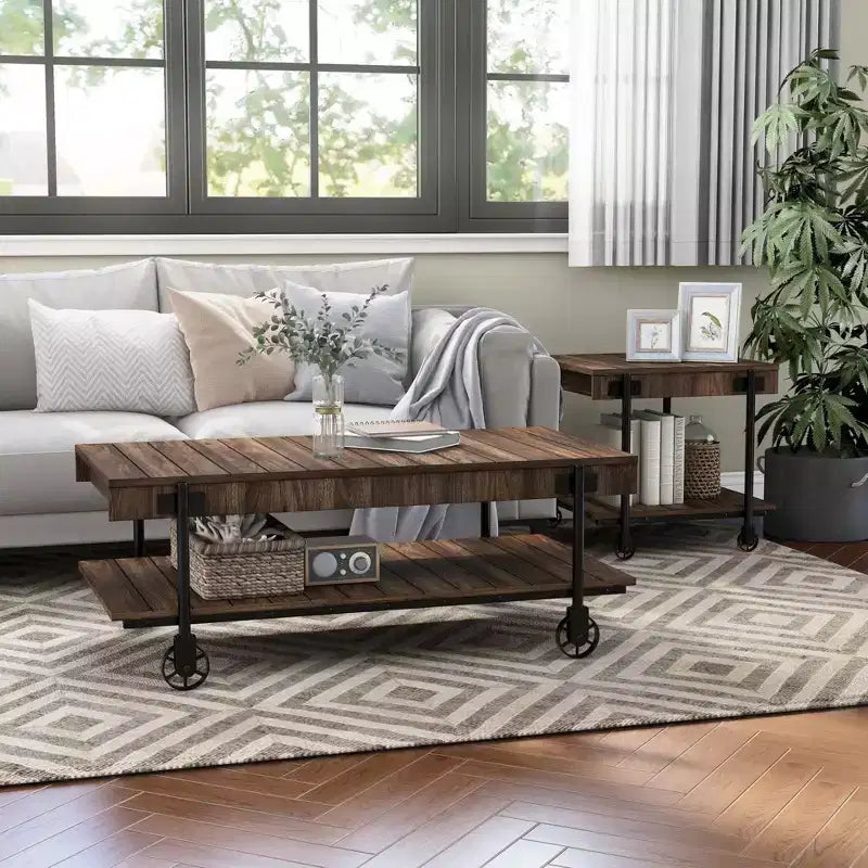 Table basse industrielle