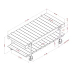 Table basse industrielle