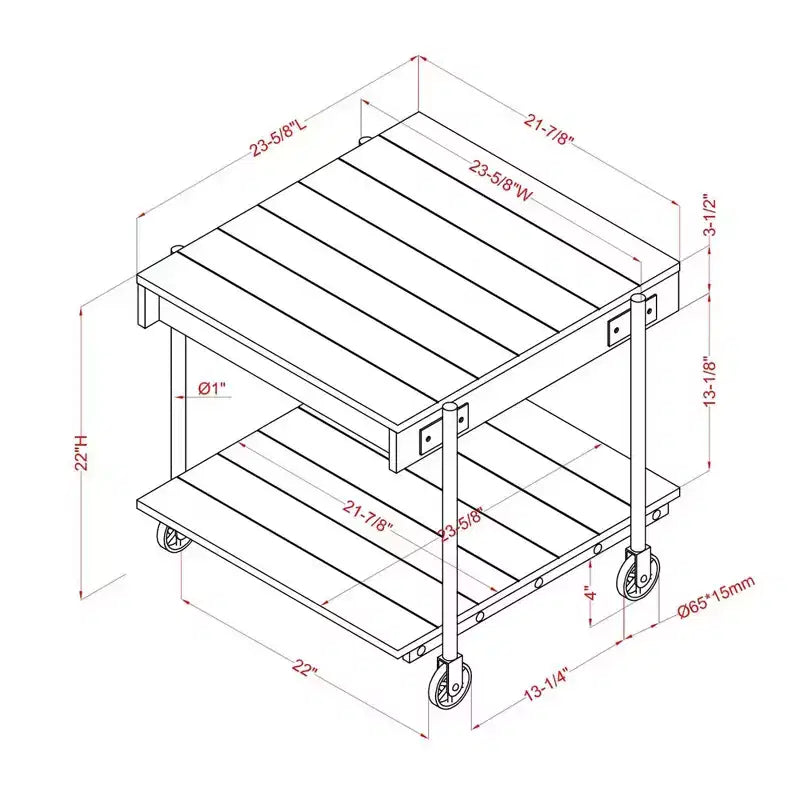 Table basse industrielle