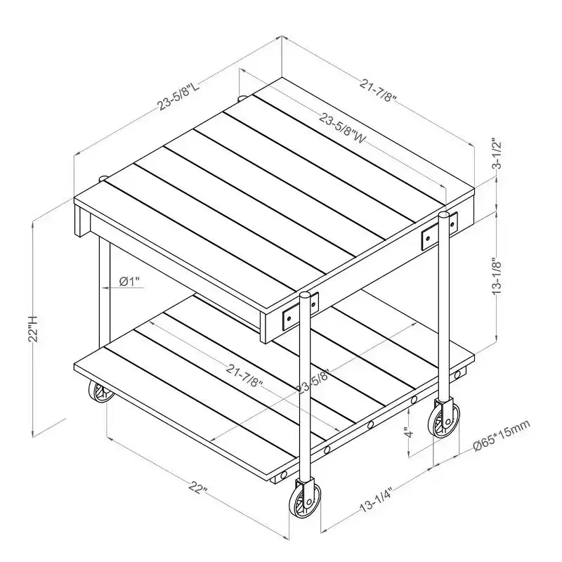 Table basse industrielle