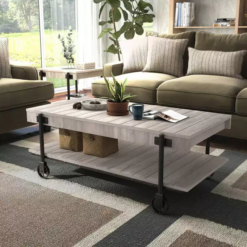 Table basse industrielle