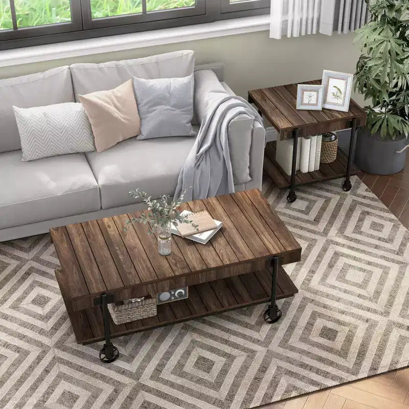 Table basse industrielle