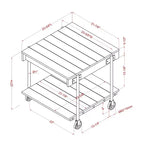 Table basse industrielle