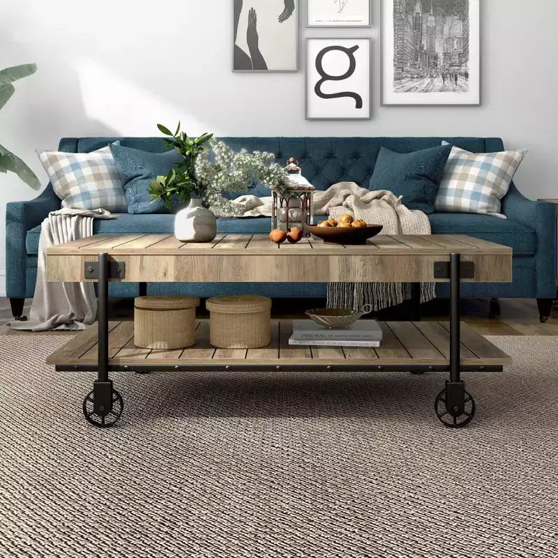 Table basse industrielle